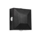 kelvo® ARKOS KLV-101-0110 Μοντέρνο Φωτιστικό Τοίχου - Απλίκα LED 8W 840lm 15° AC 220-240V Αδιάβροχο IP65 Θερμό Λευκό 2700K - Lumileds COB Chip & TÜV SÜD Driver - Μαύρο Ματ - Μ14 x Π5.5 x Υ14cm - 5 Χρόνια Εγγύηση - 3