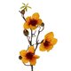 Artificial Garden ORANGE KAPOK BRANCH 21331 Τεχνητό Διακοσμητικό Κλαδί Πορτοκαλί Καποκ Y92cm - 3