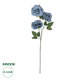 Artificial Garden GREY BLUE CLIMBING ROSE BRANCH 21188 Τεχνητό Διακοσμητικό Κλαδί Τριαντάφυλλο Γκρί Μπλέ Y66cm - 1