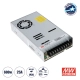  MEANWELL-LRS600-24 90788 Τροφοδοτικό/Μετασχηματιστής Class I PELV 600W 25A AC 220-240V σε DC 24V IP20 - Ρυθμιζόμενo από DC 22.8V έως DC 26.4V - Ασημί - Μ22.5 x Π12.4 x Υ4.1cm - 3 Χρόνια Εγγύηση