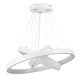 NEMESIS TRIO 61168-DECO Κρεμαστό Φωτιστικό Δαχτυλίδι-Κύκλος LED CCT 100W 12123lm 360° AC 220-240V - Εναλλαγή Φωτισμού μέσω Τηλεχειριστηρίου All In One Ψυχρό 6000k+Φυσικό 4500k+Θερμό 2700k Dimmable Φ25+40+60cm - Λευκό - 2