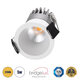 MICRO-S 60237 Χωνευτό LED Spot Downlight TrimLess Φ4cm 5W 625lm 38° AC 220-240V IP20 Φ4 x Υ5.9cm - Στρόγγυλο - Λευκό - Θερμό Λευκό 2700K - Bridgelux COB - 5 Years Warranty