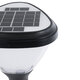 SOLARMIS 90521 LED Solar Bollard Light Κολωνάκι Κήπου Εξωτερικού Χώρου 10W 180lm 120° με Ενσωματωμένο Φωτοβολταϊκό Panel 6V 5W & Επαναφορτιζόμενη Μπαταρία Li-ion 3.2V 6000mAh με Αισθητήρα Ημέρας-Νύχτας - Αδιάβροχο IP65 Φ26 x Υ60cm Ψυχρό Λευκό 6000K - 5
