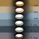  ANATOLIA 61270 Μοντέρνο Κρεμαστό Φωτιστικό Οροφής LED 75W 8625lm 120° AC 220-240V IP20 Ρυθμιζόμενο Λευκό CCT με Χειριστήριο από 2700K έως 6000K Dimmable - Lumileds SMD Chip - Χρυσό - Μ60 x Π60 x Υ12.5cm - 3 Χρόνια Εγγύηση - 11