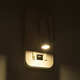 LADY-O 61364 Μοντέρνο Φωτιστικό Τοίχου - Απλίκα Ξενοδοχείου Bed Side LED 10W 1000lm 36° & 360° AC 220-240V - Reading Light & 360° Κρυφός Φωτισμός - Φορτιστής USB 3A - Μ10.5 x Π10 x Υ18.5cm - Φυσικό Λευκό 4500K - Λευκό - 10