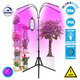 85956 Grow Light Full Spectrum LED Φωτιστικό Ανάπτυξης Φυτών Γλάστρας με 4 Κινούμενες Κεφαλές & Τρίποδο 150cm SMD 2835 80W 160° AC230V IP54 με Dimmer & Timer Εσωτερικού Χώρου για Κάλυψη Επιφάνειας 1m x 1m Πλήρους Φάσματος Φωτισμού