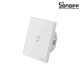 80130  SONOFF T2EU1C-RF - 433MHz Wireless Smart Wall Touch Button Switch AC 100-240V Max 2A (2A/Way) 1 Way - RF Series
