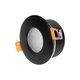 kelvo® KAPA KLV-101-0038 Χωνευτό Φωτιστικό Downlight Σποτ Μπάνιου για Λάμπα MR16 με Ντουί GU10 AC 220-240V Αδιάβροχο IP65 - Μαύρο Ματ - Μ8.5 x Π8.5 x Υ4.2cm / Q7.5cm - 2
