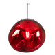 DIXAR 00762 Μοντέρνο Κρεμαστό Φωτιστικό Οροφής Μονόφωτο Γυάλινο Κόκκινο Φ28 x Υ40cm - 1
