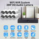 86038 Ασύρματο Καταγραφικό με 8 x Camera 2MP 1080P WiFi  150° Μοιρών - Αδιάβροχο IP66 - Νυχτερινή Όραση με LED IR - Μονή Κατέυθυνση Ομιλίας - Ανιχνευτή Κίνησης - Νυχτερινή Λήψη - Λευκό - 12