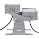 FLOOD-ZENA 90220 Προβολέας Wall Washer για Φωτισμό Κτιρίων LED 120W 10800lm 3° DC 24V Αδιάβροχο IP65 L38 x W30.5 x H24cm Θερμό Λευκό 2700K - Ασημί - 3 Years Warranty - 7