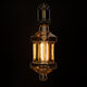 99026 Λάμπα LED Long Filament E27 FT95 LANTERN Γλόμπος 8W 650lm 360° AC 220-240V IP20 Φ9.5 x Υ21.5cm Ultra Θερμό Λευκό 2200K με Μελί Γυαλί - Dimmable - 3 Years Warranty - 5