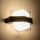 EMPIRE 60780 Μοντέρνο Φωτιστικό Τοίχου - Απλίκα LED 12W 1260lm 120° AC 220-240V Αδιάβροχο IP65 Φυσικό Λευκό 4500K - Bridgelux SMD Chip & TÜV SÜD Driver - Μαύρο Ματ - Μ18.5 x Π17 x Υ10cm - 3 Χρόνια Εγγύηση - 6
