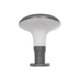 WHISPER 90553 Φωτιστικό Κολωνάκι Κήπου με Ντουί 1 x E27 AC 220-240V Αδιάβροχο IP65 - Γκρι Ανθρακί - Μ27 x Π27 x Υ29cm - 4