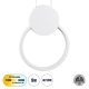  CYCLOS 61074 Μοντέρνο Κρεμαστό Φωτιστικό Οροφής LED 9W 900lm 300° AC 220-240V IP20 Ρυθμιζόμενο Λευκό CCT με On/Off 2700K/4500K/6000K - Lumileds SMD Chip - Λευκό Ματ - Μ21 x Π2.3 x Υ26.5cm - 3 Χρόνια Εγγύηση