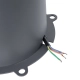 FLOOD-MILO 90737 Κινούμενος Προβολέας - Σποτ Φωτισμού Wall Washer για Φωτισμό Κτιρίων LED 24W 2160lm 10° AC 220-240V Αδιάβροχο IP67 Φ22 x Υ30cm Θερμό Λευκό 2700K - Γκρι Ανθρακί - 3 Χρόνια Εγγύηση - 9