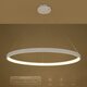 kelvo® NEMESIS KLV-101-0215 Κρεμαστό Φωτιστικό Οροφής LED 75W 7500lm 180° AC 220-240V IP20 Ρυθμιζόμενο Λευκό CCT με Χειριστήριο από 2700K έως 6000K Dimmable - Lumileds SMD Chip - Λευκό Ματ - Μ100 x Π100 x Υ4cm - 3 Χρόνια Εγγύηση - 12