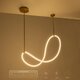 kelvo® GLOW KLV-101-0156 Κρεμαστό Φωτιστικό Οροφής LED 34W 3400lm 360° AC 220-240V IP20 Ρυθμιζόμενο Λευκό CCT με Χειριστήριο από 2700K έως 6000K Dimmable - Lumileds SMD Chip - Χρυσό Πλατίνα - Μ20 x Π35 x Υ120cm - 3 Χρόνια Εγγύηση - 15
