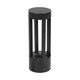 PRISM GLB-103-0018 Φωτιστικό Κολωνάκι Κήπου LED 8W 720lm 90° AC 220-240V Αδιάβροχο IP65 Θερμό Λευκό 2700K - Sanan SMD Chip - Μαύρο Ματ - Μ10.5 x Π10.5 x Υ30cm - 3 Χρόνια Εγγύηση
