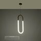 kelvo® GLOW KLV-101-0176 Κρεμαστό Φωτιστικό Οροφής LED 18W 1800lm 360° AC 220-240V IP20 Ρυθμιζόμενο Λευκό CCT με On/Off 2700K/4500K/6000K - Lumileds SMD Chip - Χρυσό Πλατίνα - Μ20 x Π2.5 x Υ60cm - 3 Χρόνια Εγγύηση - 15