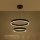 kelvo® VENOM KLV-101-0196-V2 Κρεμαστό Φωτιστικό Οροφής LED 75W 7500lm 120° AC 220-240V IP20 Ρυθμιζόμενο Λευκό CCT με Χειριστήριο από 2700K έως 6000K Dimmable - Lumileds SMD Chip - Μαύρο Ματ - Μ60 x Π60 x Υ40cm - 3 Χρόνια Εγγύηση - 14