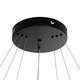 kelvo® VENOM KLV-101-0199 Κρεμαστό Φωτιστικό Οροφής LED 120W 12000lm 120° AC 220-240V IP20 Ρυθμιζόμενο Λευκό CCT με Χειριστήριο από 2700K έως 6000K Dimmable - Lumileds SMD Chip - Μαύρο Ματ - Μ80 x Π80 x Υ80cm - 3 Χρόνια Εγγύηση - 9