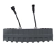 TREELIGHT-KINA 90231 Κυρτή Μπάρα Φωτισμού Wall Washer με Αντιθαμβωτική Γρίλια Ειδική για Φυτά - Δέντρα LED 18W 1530lm 15° DC 24V Αδιάβροχο IP65 L24.5 x W7 x H8cm Αρχιτεκτονικό Πορτοκαλί 2200K - Γκρι Ανθρακί - 3 Years Warranty - 7
