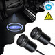 81607 FORD Ghost Car Brand Logo Projector - Προτζέκτορας Προβολής Μάρκας Αυτοκινήτου LED CREE XHP35 3W 240lm 120° DC 12V IP20 Ψυχρό Λευκό 6000K