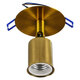 SARA 00852 Μοντέρνο Χωνευτό Φωτιστικό Οροφής / Τοίχου Μονόφωτο 1xE27 Μεταλλικό Μπρονζέ Χρυσό Φ8 x Υ8.5cm - 3