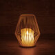 CANDLE 76489 Διακοσμητικό Realistic Κερί με LED Εφέ Κινούμενης Φλόγας - Μπαταρίας 2 x AA (Δεν Συμπεριλαμβάνονται) & Ασύρματο Χειριστήριο IR Θερμό Λευκό 2700K Dimmable Λευκό Φ16 x Υ18cm - 6