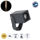  TREEMARO 90472 Φωτιστικό Σποτ για Φυτά - Δέντρα LED 3W 330lm 8° DC 24V Αδιάβροχο IP67 Θερμό Λευκό 2700K Dimmable - Bridgelux SMD Chip - Γκρι Ανθρακί - Μ3.5 x Π6.4 x Υ10cm - 3 Χρόνια Εγγύηση