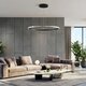 kelvo® DIAMOND KLV-101-0231 Κρεμαστό Φωτιστικό Οροφής LED 67W 6700lm 180° AC 220-240V IP20 Ρυθμιζόμενο Λευκό CCT με Χειριστήριο από 2700K έως 6000K Dimmable - Lumileds SMD Chip - Μαύρο Ματ - Μ80 x Π80 x Υ3cm - 3 Χρόνια Εγγύηση - 2