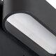IBIS 61367 Μοντέρνο Φωτιστικό Τοίχου - Απλίκα Ξενοδοχείου Bed Side LED 10W 1100lm 36° & 360° AC 220-240V - Reading Light & Up/Down Light - Φορτιστής USB 3A - Μ10 x Π6.1 x Υ18cm - Φυσικό Λευκό 4500K - Μαύρο - 8
