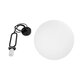 kelvo® BELLISSIMO KLV-101-0375 Κρεμαστό Φωτιστικό Οροφής για Λάμπα με Ντουί E27 AC 220-240V IP20 - Μαύρο Ματ & Λευκό - Μ40 x Π40 x Υ62cm - 9