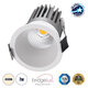 MICRO-B 60242 Χωνευτό LED Spot Downlight TrimLess Φ6cm 7W 910lm 38° AC 220-240V IP20 Φ6 x Υ7.8cm - Στρόγγυλο - Λευκό - Φυσικό Λευκό 4500K - Bridgelux COB - 5 Years Warranty