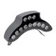 TREELIGHT-PINA 90683 Κυρτή Μπάρα Φωτισμού Wall Washer Ειδική για Φυτά - Δέντρα LED 12W 1320lm 30° DC 24V Αδιάβροχο IP65 Μ20.5 x Π5.5 x Υ12cm Θερμό Λευκό 3000K - Γκρι Ανθρακί - 3 Years Warranty - 3