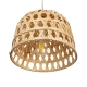 MANGEA 01634 Boho Κρεμαστό Φωτιστικό Οροφής με Ντουί 1 x E27 AC 220-240V IP20 - Μπεζ - Μ32 x Π32 x Υ30cm - 5