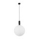 kelvo® ESTETICO KLV-101-0381 Κρεμαστό Φωτιστικό Οροφής για Λάμπα με Ντουί E27 AC 220-240V IP20 - Μαύρο Ματ & Λευκό - Μ40 x Π40 x Υ58cm - 3