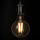 99084 Λάμπα LED Long Filament E27 G95 Γλόμπος 4W 840lm 360° AC 220-240V IP20 Φ9.5 x Υ13.8cm Θερμό Λευκό 2700K με Διάφανο Γυαλί - Pro Series 210lm/W - A Ενεργειακή Κλάση - 3 Χρόνια Εγγύηση - 4