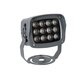 FLOOD-XENA 90121 Προβολέας Σποτ Wall Washer LED 12W 1320lm 10° AC 220-240V Αδιάβροχο IP65 Θερμό Λευκό 2700K - Γκρι Ανθρακί - Μ13.5 x Π11 x Υ15cm - 3 Χρόνια Εγγύηση