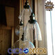 Vintage Κρεμαστό Φωτιστικό Οροφής Μονόφωτο Γυάλινο Καμπάνα Φ30  DARCY 01171 - 10