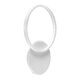 kelvo® VENOM KLV-101-0182-V2 Φωτιστικό Τοίχου / Απλίκα LED 45W 4500lm 360° AC 220-240V IP20 Ρυθμιζόμενο Λευκό CCT με Χειριστήριο από 2700K έως 6000K Dimmable - Lumileds SMD Chip - Λευκό Ματ - Μ60 x Π40 x Υ7.5cm - 3 Χρόνια Εγγύηση - 5