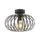 STAR 202-0051 MODERN CEILING GRID LIGHT 1 X E27 IP20 BLACK METAL - L40 X W40 X H27CM