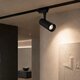 LUGANO 60810 Μονοφασικό Σποτ Ράγας LED 20W 2500lm 36° AC 220-240V IP20 Φυσικό Λευκό 4500K - Bridgelux COB Chip & TÜV SÜD Driver - Eurotrack 1PH - Μαύρο Ματ - Μ8.5 x Π6.5 x Υ20.5cm - 5 Χρόνια Εγγύηση - 6