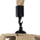 POLIA 01608 Boho Κρεμαστό Φωτιστικό Οροφής με Ντουί 1 x E27 AC 220-240V IP20 - Μπεζ - Μ30 x Π30 x Y42cm - 7