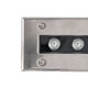 UNDERGROUND-REMVI 90194-Y Χωνευτή Μπάρα Φωτισμού Wall Washer LED 18W 1890lm 10° DC 24V Αδιάβροχο IP68 Ultra Θερμό Λευκό 2200K Dimmable - Bridgelux SMD Chip - Ανοξείδωτο Ατσάλι SS316 - Μ100 x Π9 x Υ7.2cm / Q98.2 x 7.6cm - 3 Χρόνια Εγγύηση - 9