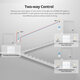 80067 SONOFF T2EU3C-RF - 433MHz Wireless Smart Wall Touch Button Switch 3 Way - RF Series - 6
