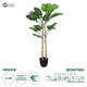 Artificial Garden MONSTERA 20005 Τεχνητό Διακοσμητικό Φυτό Μονστέρα Υ110cm