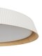 kelvo® LUMORA KLV-101-0583-V2 Φωτιστικό Οροφής LED 36W 3600lm 120° AC 220-240V IP20 Ρυθμιζόμενο Λευκό CCT με Διακόπτη στο Driver 2700K/4500K/6000K Triac Dimmable - Lumileds SMD Chip & ENEC/TÜV Driver - Λευκό Ματ & Εφέ Ξύλου - Μ53 x Π53 x Υ7cm - 5 Χρόνια Εγγύηση - 5