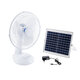 SOLARI-FAN 85354 Solar Fan Αυτόνομος Ηλιακός Επιτραπέζιος Ανεμιστήρας 25W 2 Λειτουργιών Ρεύματος με AC 220-240V ή με Φωτοβολταϊκό Panel 9V 12W & Επαναφορτιζόμενη Μπαταρία Li-ion 7.4V 4400mAh - 3 Ταχύτητες - IP20 - Μ24 x Π36 x Υ49cm - Λευκό - 2 Years Warranty - 2